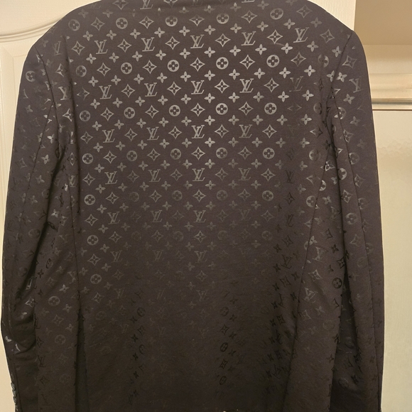 Louis Vuitton Black Monogram Blazer/Sport Coat 1,500 Size US 48 🔥🔥🔥 - Picture 2 of 13